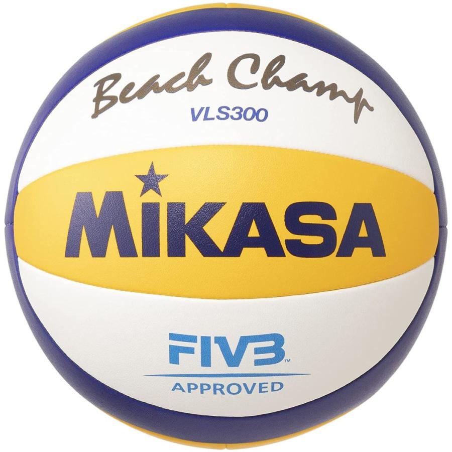 ミカサ Mikasa ビーチバレーボール 国際公認球 検定球 一般 大学 高校 中学 ホワイト イエロー ブルー Vls300 推奨内 エイチケイストア 通販 Yahoo ショッピング