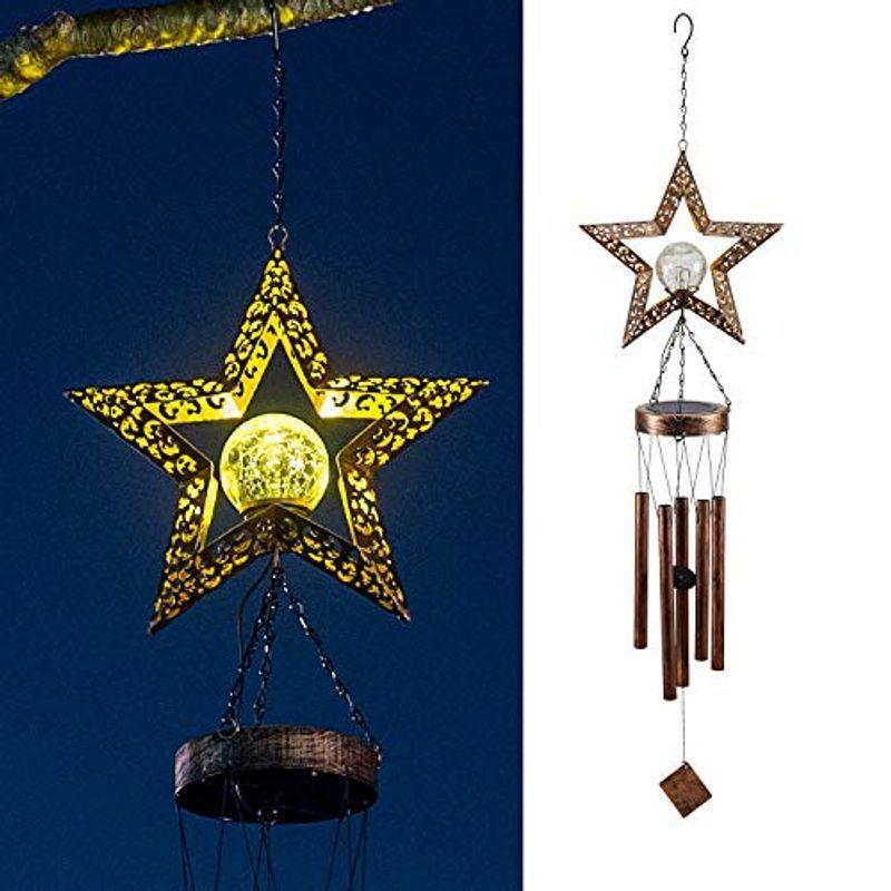 国内最安値 Leidrail ソーラーライト 屋外 おしゃれ 防水 風鈴 和風 玄関灯 Led センサーライト ウィンドチャイム 星形 金属製 玄関 壁 人気満点 Www Aqtsolutions Com