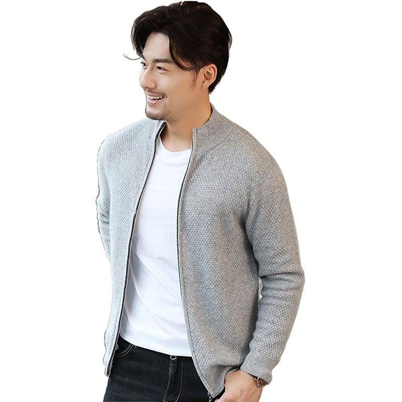 人気のファッションブランド ニットジャケット カーディガン ニット カシミヤ メンズ カシミヤセーター 春秋冬 カシミア ビジネスセーター カシミヤニットセーター 防寒 トップス Bredgade28 Dk