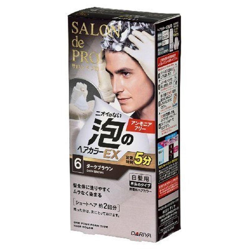 新品 サロンドプロ 泡のヘアカラーｅｘ メンズスピーディ 白髪用 ６ダークブラウン 5個セット 日本全国送料無料 Turningheadskennel Com