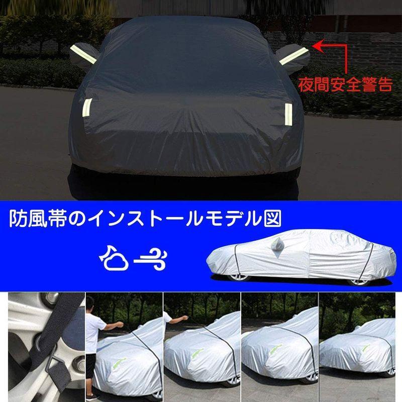 Linfen ボディカバー 車カバー 車 5層構造 裏起毛タイプ 防水防塵防輻射紫外線 カーカバー 汎用 サイズ 黄砂 Pm2 5 対策 凍結防止剤 融雪剤 Ilgaimportadora Com