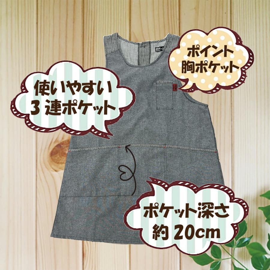 送料無料＞ 選べるサイズ 無地ラン型エプロン M-L LL-3L 4L-5L 大きい