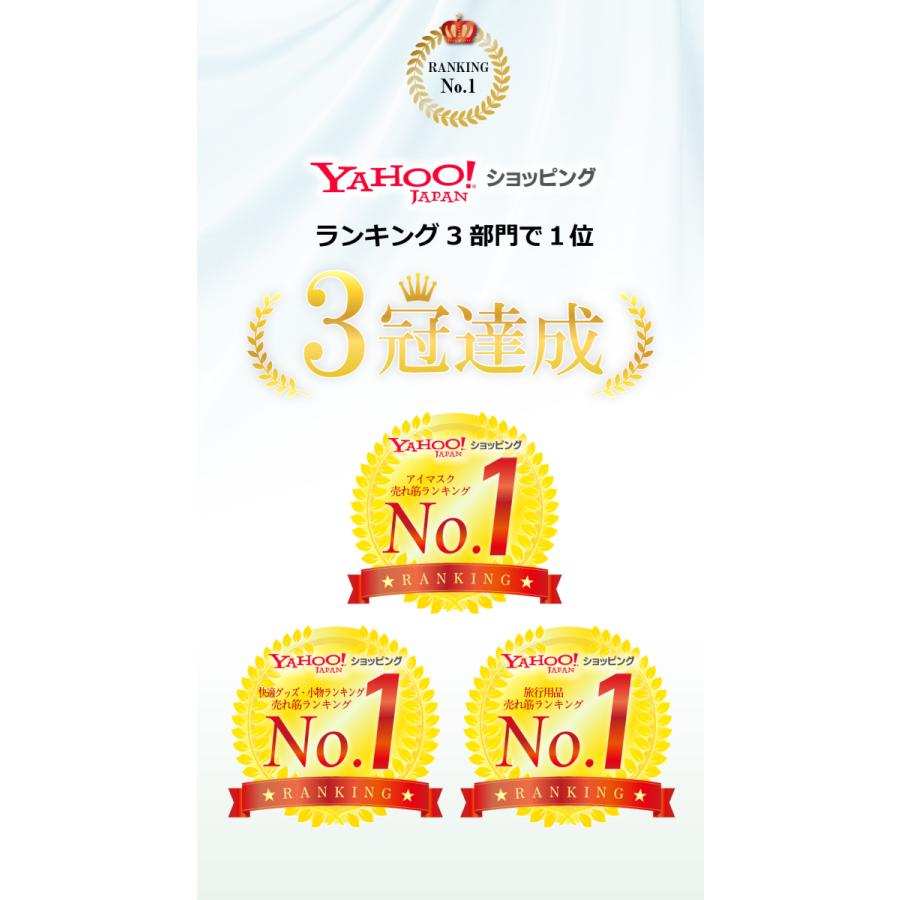 【睡眠栄養指導士 監修】アイマスク アイ マスク 安眠 遮光 立体型 睡眠 低反発のシルク質感 眼精疲労 収納ポーチもセット |  | 04