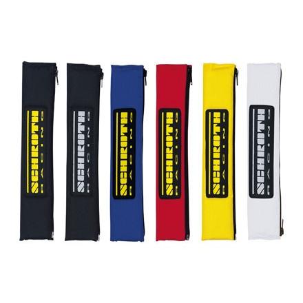 SCHROTH(シュロス) ショルダーパッド2インチ シルバーロゴ/ブラック【09119】