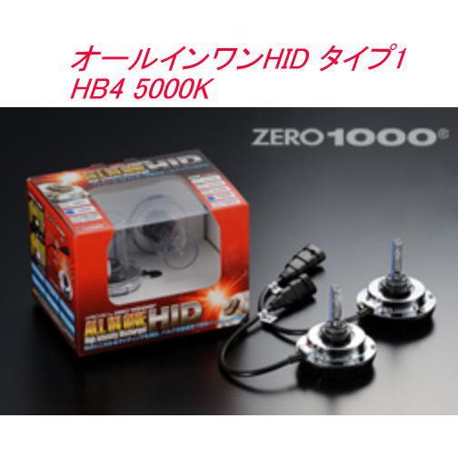ZERO-1000/零1000 オールインワンHID タイプ1 HB4 5000K【801-HB405 