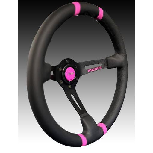 MOMO（モモ）正規品】ステアリング DRIFT ピンクリボン 350mm【AL-04