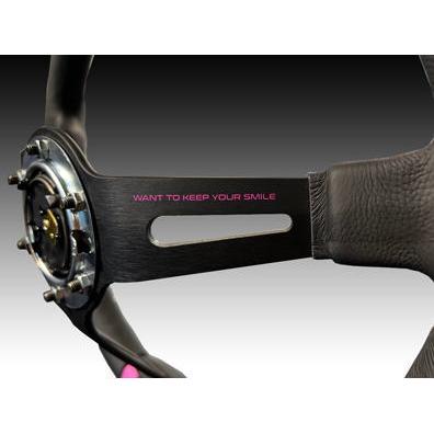 MOMO（モモ）正規品】ステアリング DRIFT ピンクリボン 350mm【AL-04