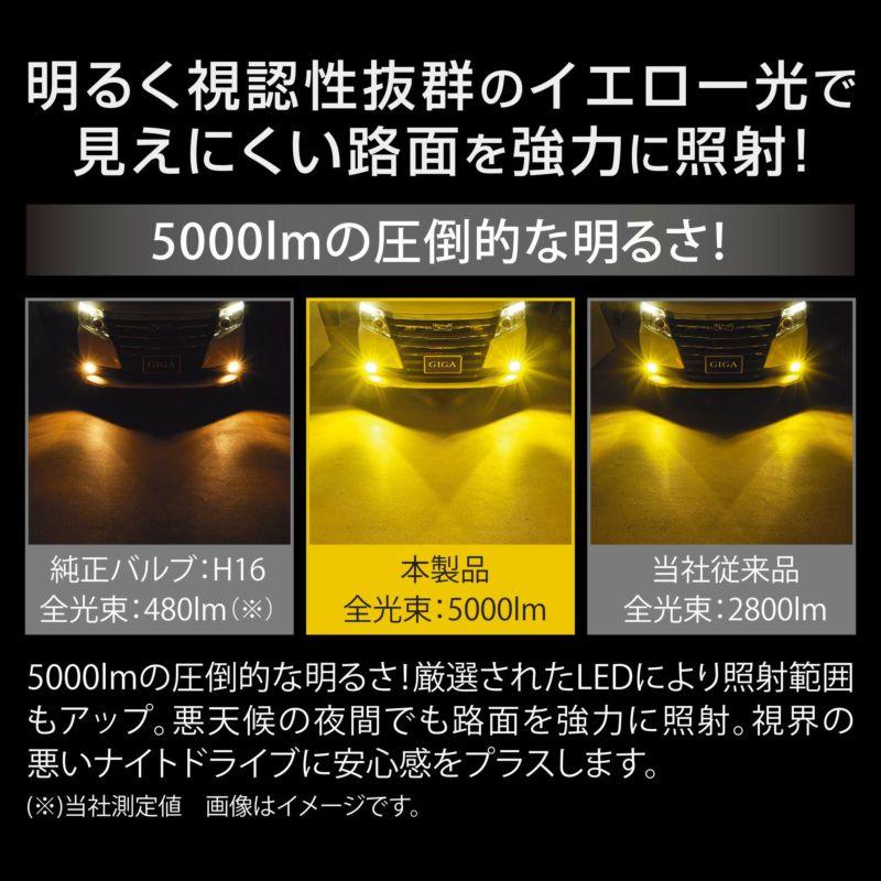 GIGA LEDフォグバルブ F5000S BW5151【新品・未使用】 送料無料（沖縄・離島除く）カーメイト GIGA LEDフォグバルブ F5000S