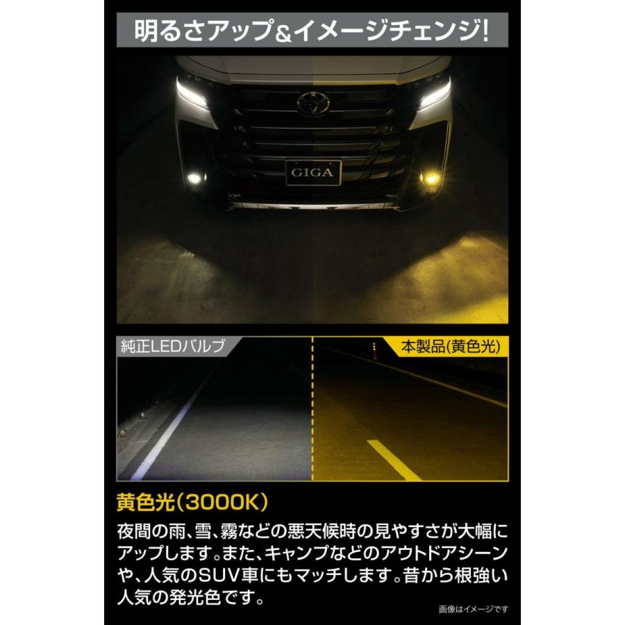 送料無料！(沖縄・離島除く) カーメイト GIGA LEDフォグバルブ