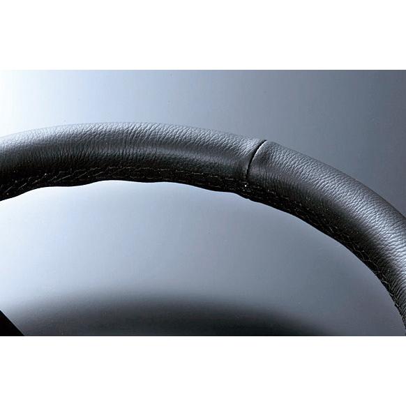 D1スペック ステアリング FLAT-R 35φブルーステッチ ホーンボタン/装飾