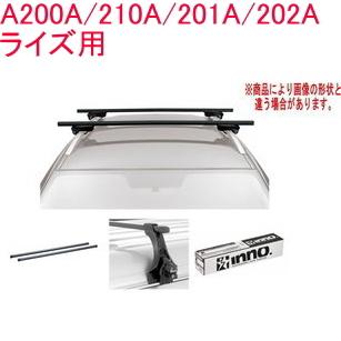 送料無料！INNO キャリアセット スクエアベース トヨタ A200A/210A 