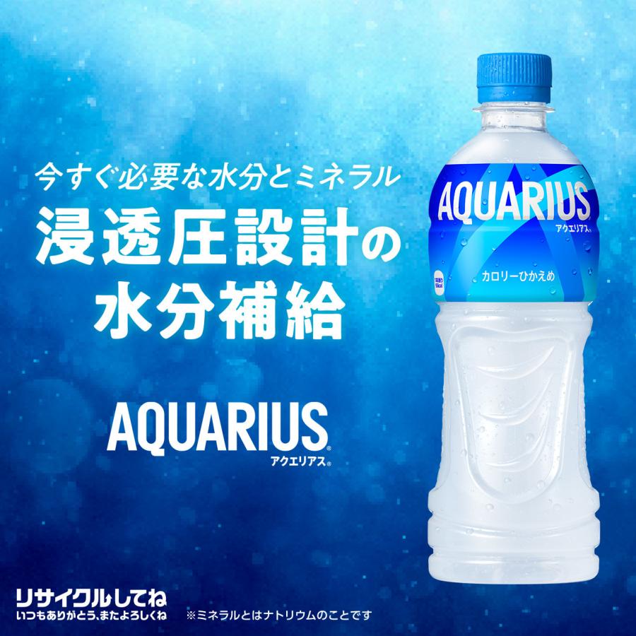 ●5/11-12はエントリーでP16％付与● アクエリアス ラベルレス 500mlPET×24本 スポーツドリンク 熱中症対策 ペットボトル｜hkbussan｜06