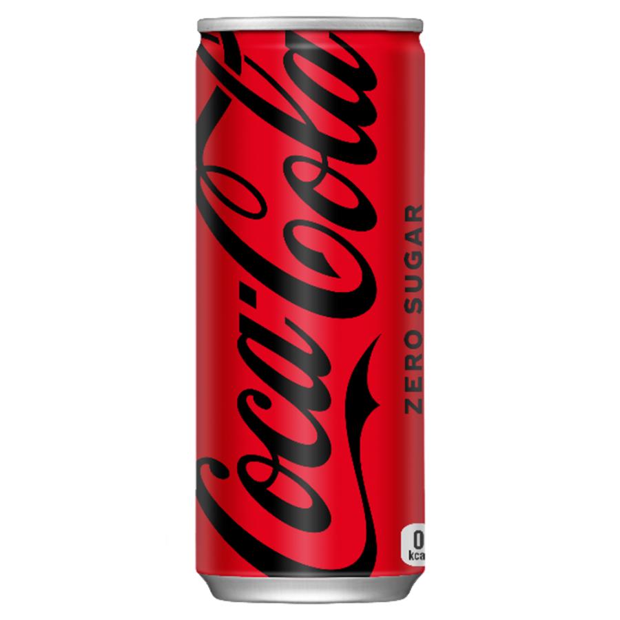 Coca Cola（コカコーラ） 炭酸 缶 コーラ ノーカロリー ゼロ 250ml 缶