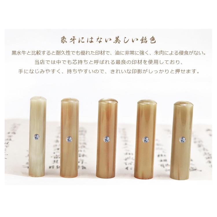 送料無料】 印鑑 はんこ/実印 女性/銀行印/認印/10年保証 個人印鑑