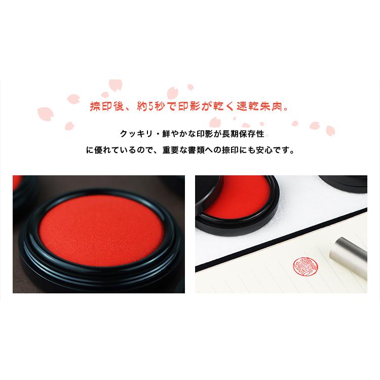 サンビー 速乾印泥 40号 高級朱肉 落款用 速乾 日本製朱肉