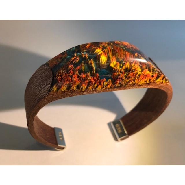 Secret Wood Bangle Autumn River シークレットウッド バングル ウッドバングル