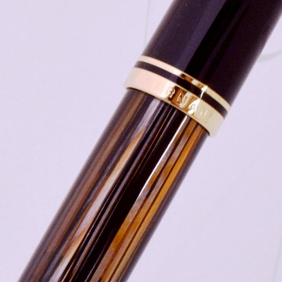 Pelikan M400 brown-stripes EF-nib 茶縞　極細字 Pelikan M400 brown-stripes EF-nib 茶縞 極細字 Pelikan M400