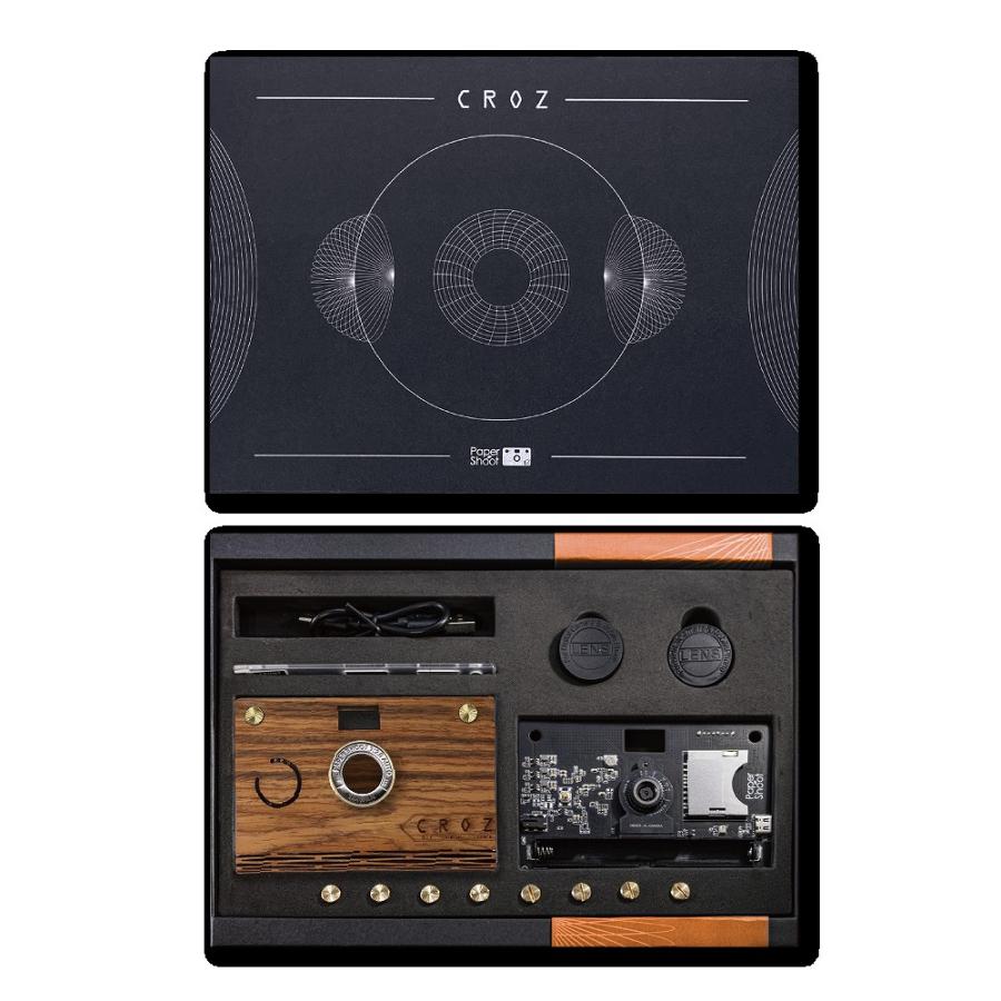 PaperShoot CROZ Simple Light Camera Set - Rosewood (ペーパー 