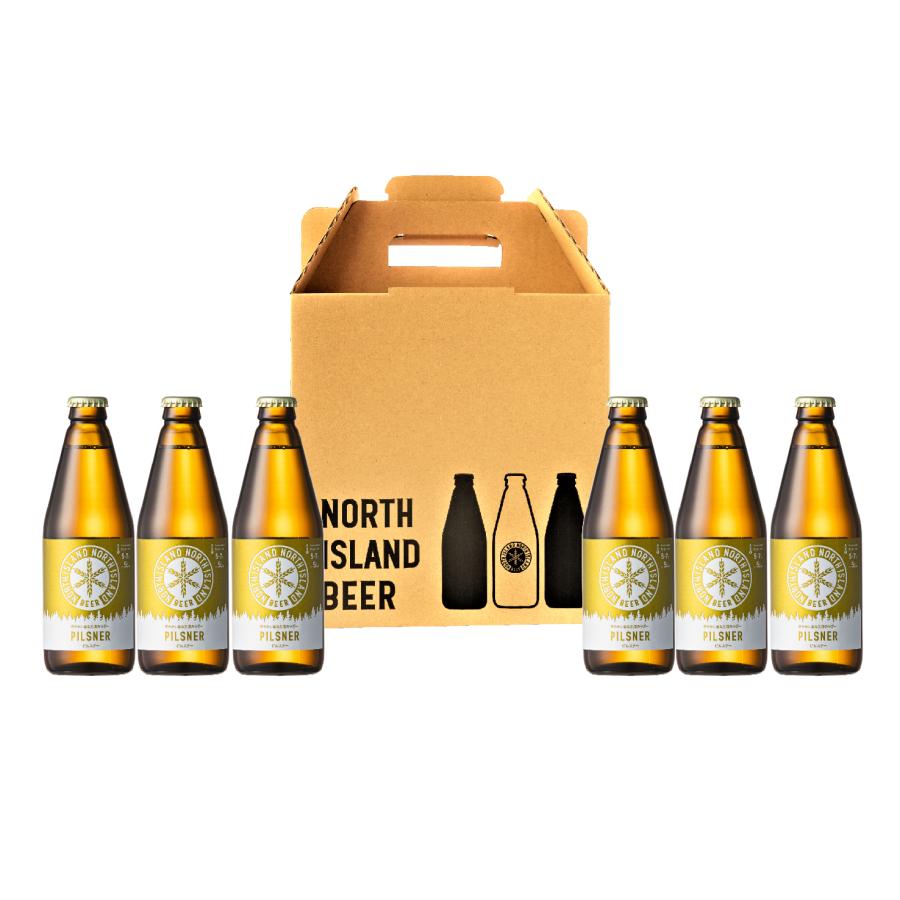 ノースアイランドビール ピルスナー 6本セット クラフトビール ギフト お土産 江別市 北海道限定 父の日 贈り物 爆買 | 