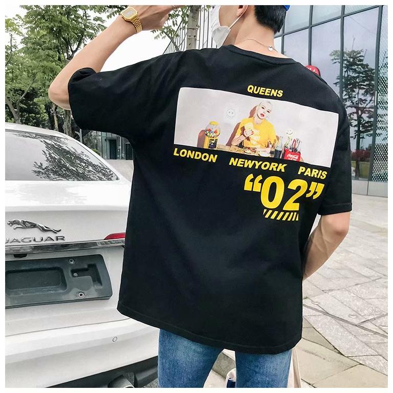 送料無料】Tシャツ メンズ 半袖 バックプリント ロゴ オシャレ ユニ