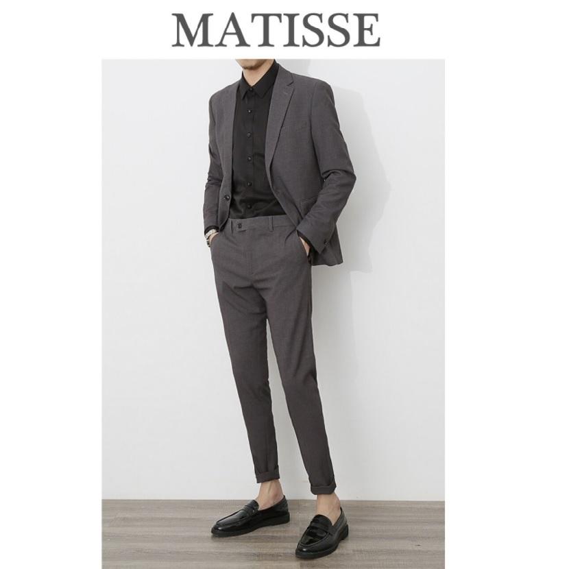 送料無料 メンズ セットアップ スーツ カジュアルスーツ オフィス 長袖 長ズボン セット スリム かっこいい ジャケット パンツ 無地 ポケット El Hkhshop 通販 Yahoo ショッピング