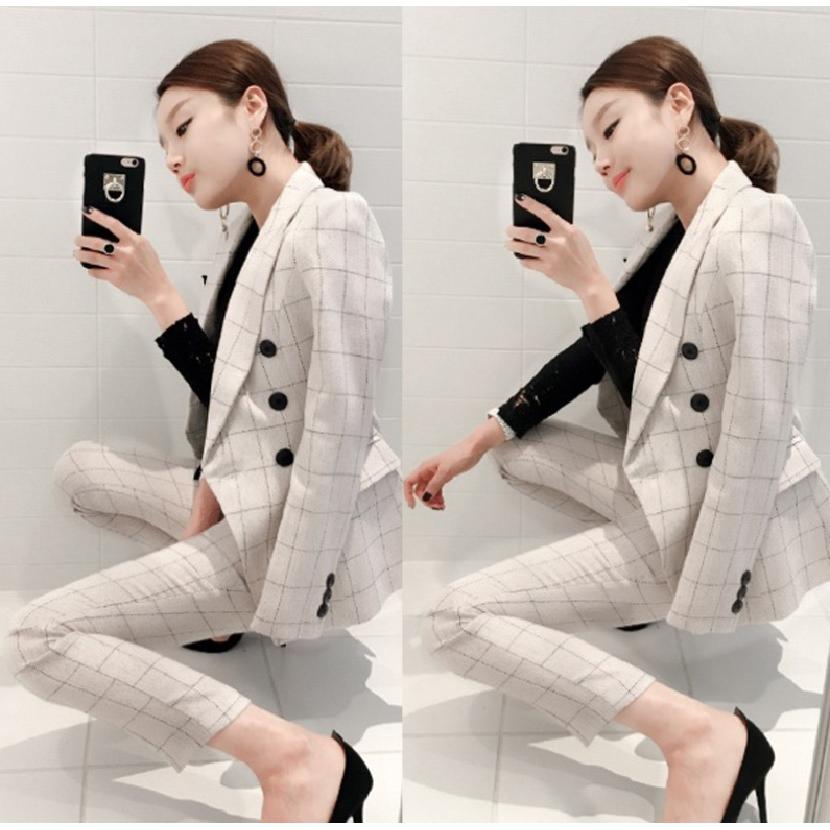 安い 定価 送料無料 レディース スーツ セット セットアップ フォーマル ビジネス パンツスーツ 入学式 入園式 入社式 卒業式 チェック柄 長袖 通勤 割引可 Shirleyryan Ca