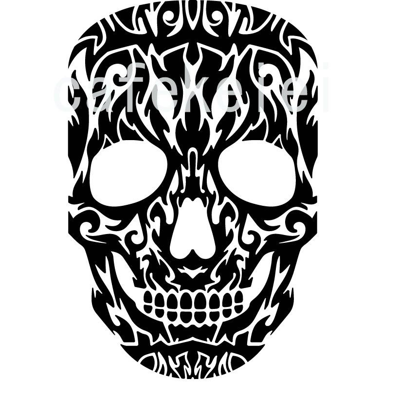 カッティングステッカー 選べる14色 Tattoo メキシカンドクロ スカル Scull 骸骨 スケルトン デカール 小サイズ 001 008 1 001 008 1 Hkk Store 通販 Yahoo ショッピング