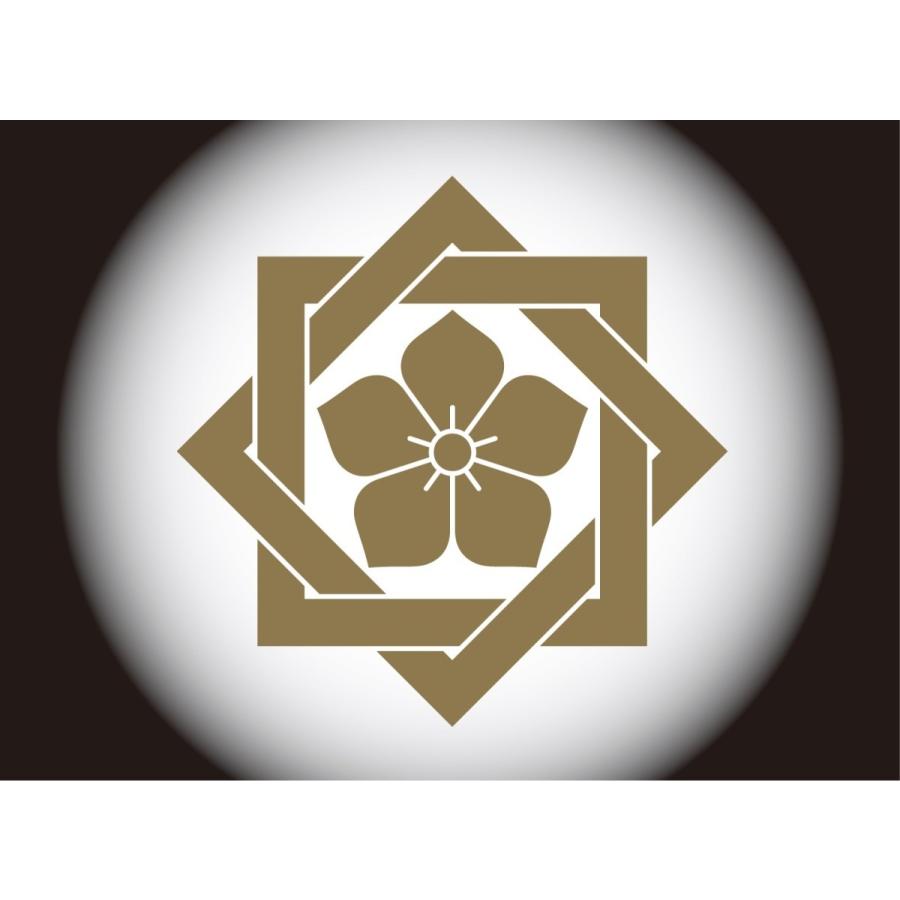 カッティングステッカー 選べる14色 家紋 坂本龍馬 組み合わせ角に桔梗 選べるサイズ13 19センチ 中サイズ デカール Kamon004 14 2 Kamon004 14 2 Hkk Store 通販 Yahoo ショッピング