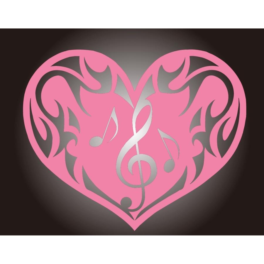 カッティングステッカー 選べる14色 ト音記号 ハート Heart バンド 楽器などに ロカビリ デカール 大サイズ Tukahara Mus006 2 Tukahara Mus006 2 Hkk Store 通販 Yahoo ショッピング
