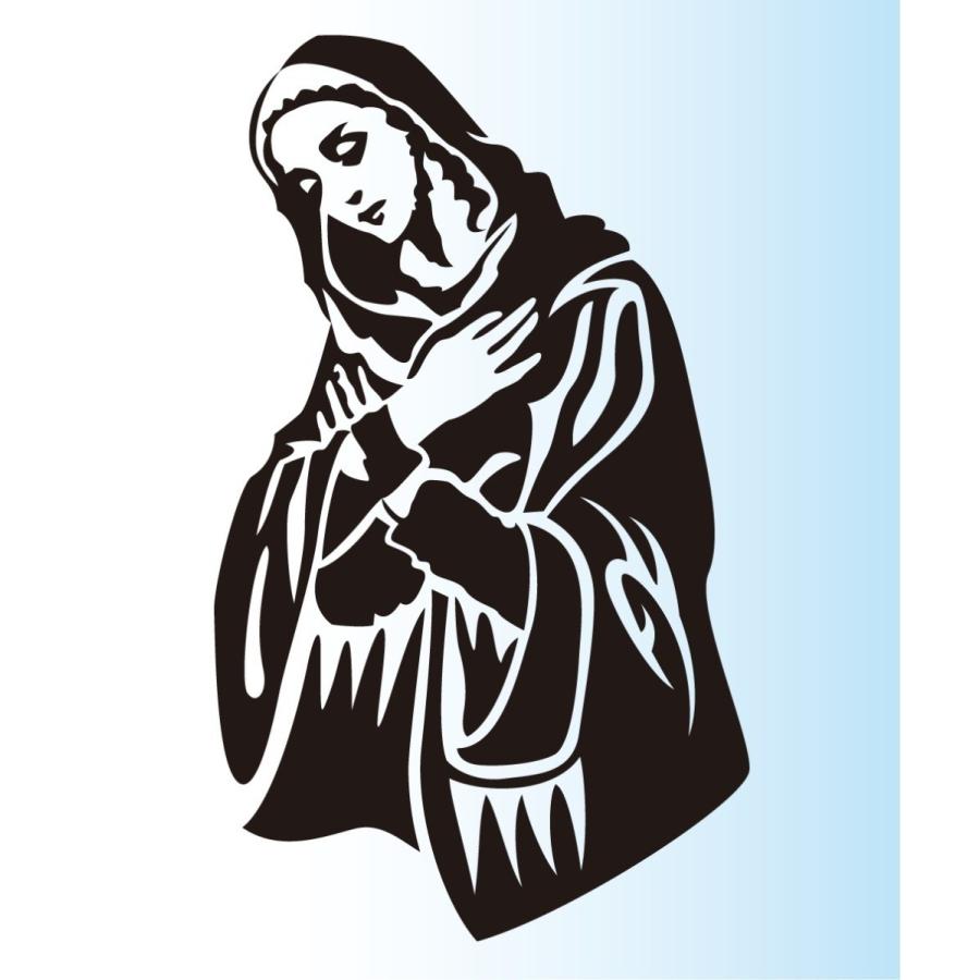 カッティングステッカー 選べる14色 クリスマス イエス マリア Maria 聖母 デカール 大サイズ Tukahara Sai005 2 Tukahara Sai005 2 Hkk Store 通販 Yahoo ショッピング