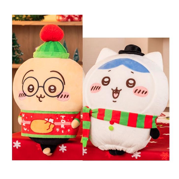 ちいかわ クリスマスBIGぬいぐるみ ハチワレ うさぎ 2種セット 約30cm