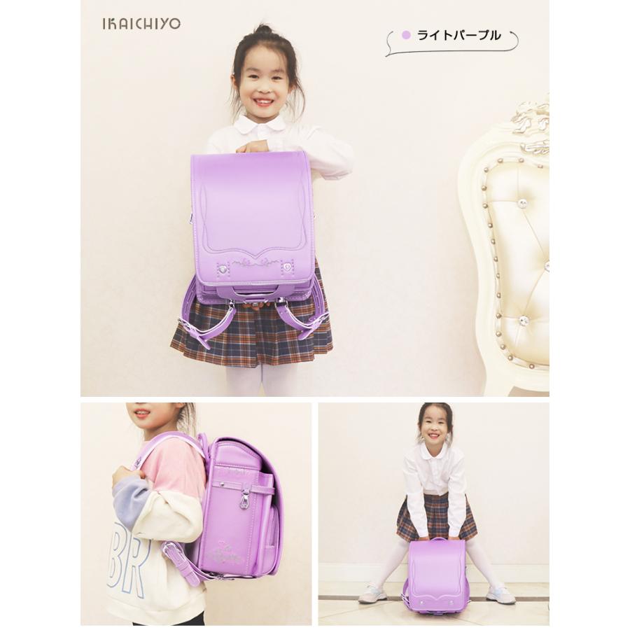 ランドセル 女の子 5点プレゼント６年保証  A4 入学祝い ランドセル  カバー付 軽い 大容量 お名前スタンプ無料【ランドセル・パール】_4