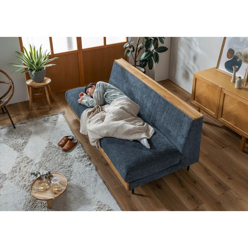 関家具 ソファー 3人掛け 幅180cm 宮付き 肘無し コンパクト