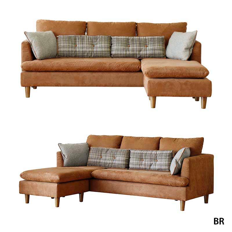 関家具nora.Annabele 3人掛けカウチソファ洗濯可能 カウチ ソファ 2 人