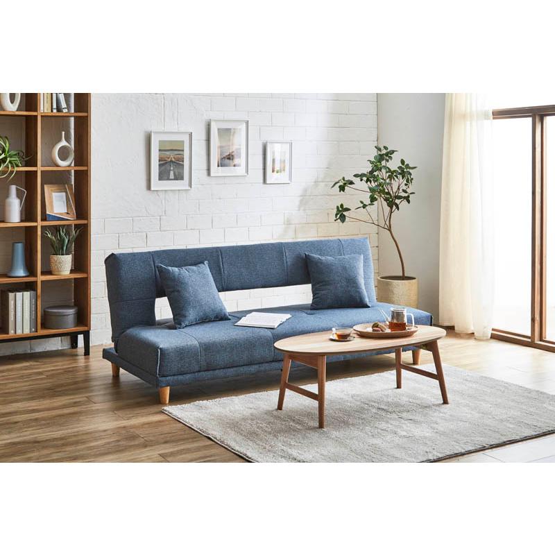 ⭐︎ソファーベッド3人掛け/関家具/千鳥柄/送料設置無料！オシャレデザイン！ 関家具 ソファベッド ソファーベッド 3人掛け ソファー リクライニング