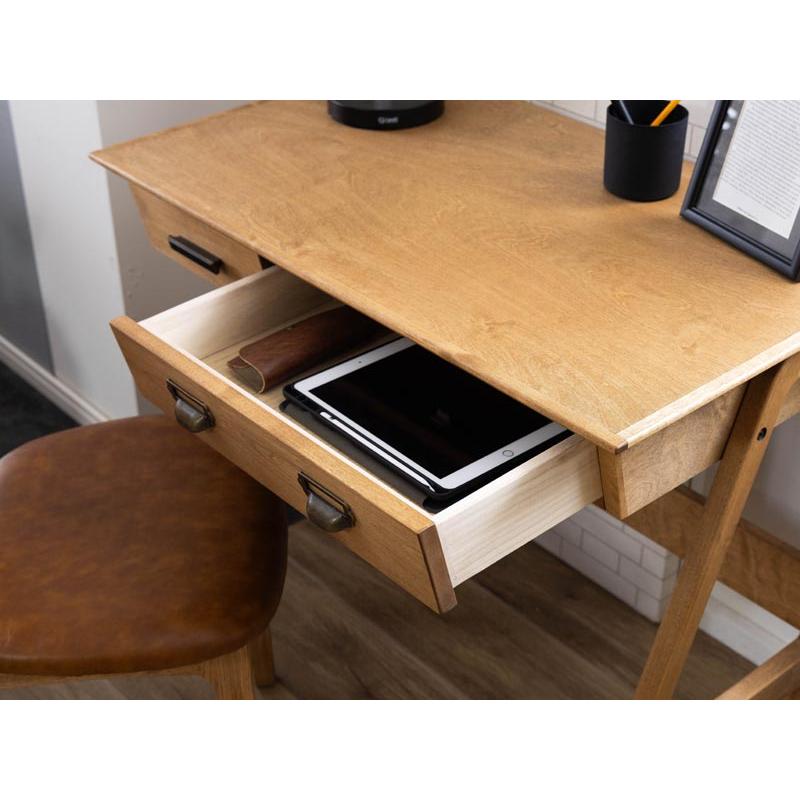関家具 nora project コットン デスク 幅90cm 引出付 天然木 楽天市場】【関家具】【nora.／ノラ】 Cotton(コットン)デスク【幅90cm