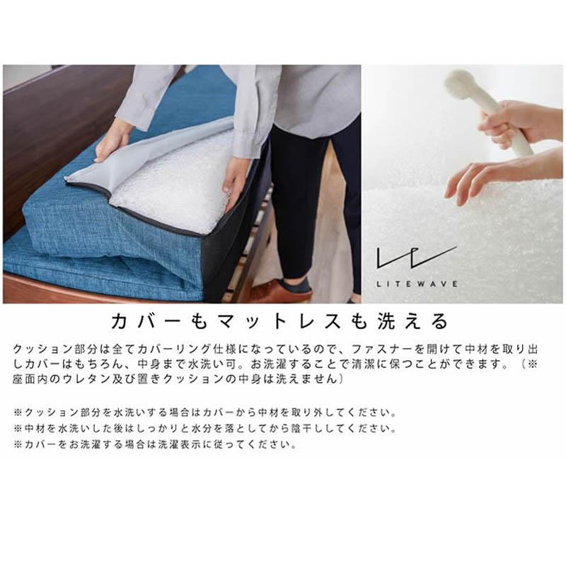 Meuble（モーブル） 【要在庫確認】ソファベッド 幅180cm ごろ寝ソファ