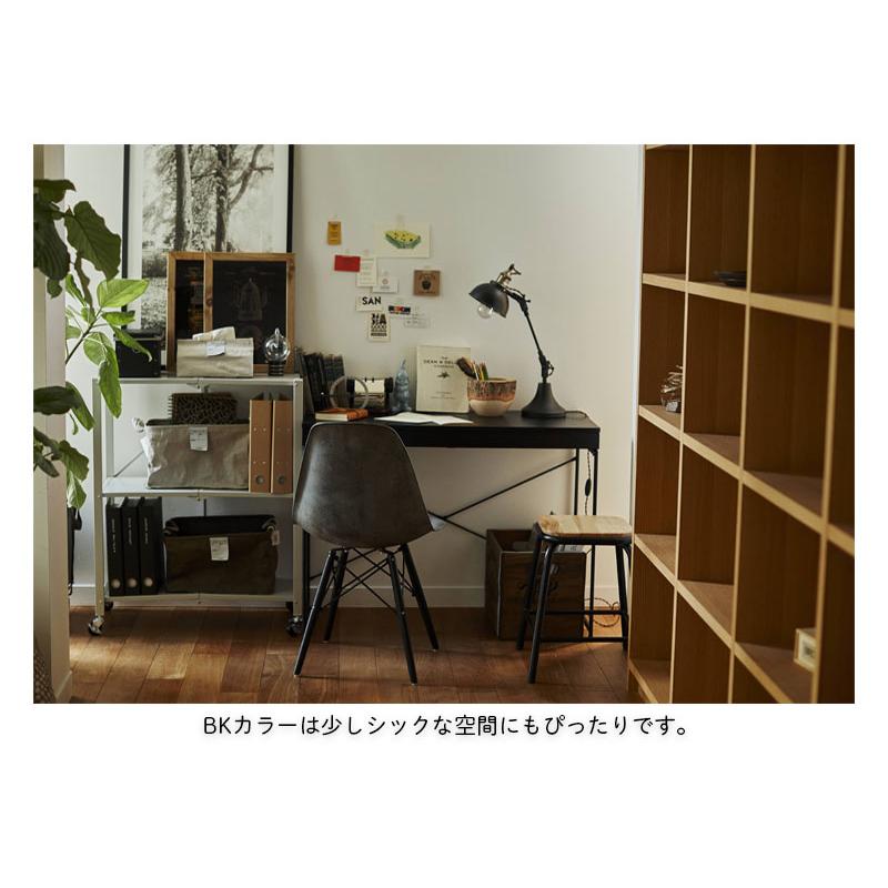 東谷 デスク 新生活 スタイリッシュ 木目 突板 NA BK スチール