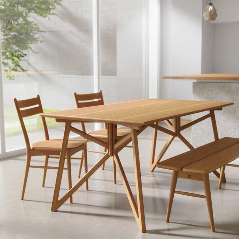 シギヤマ家具工業 ダイニングテーブル 幅150cm FRANTZ フランツ 長方形 