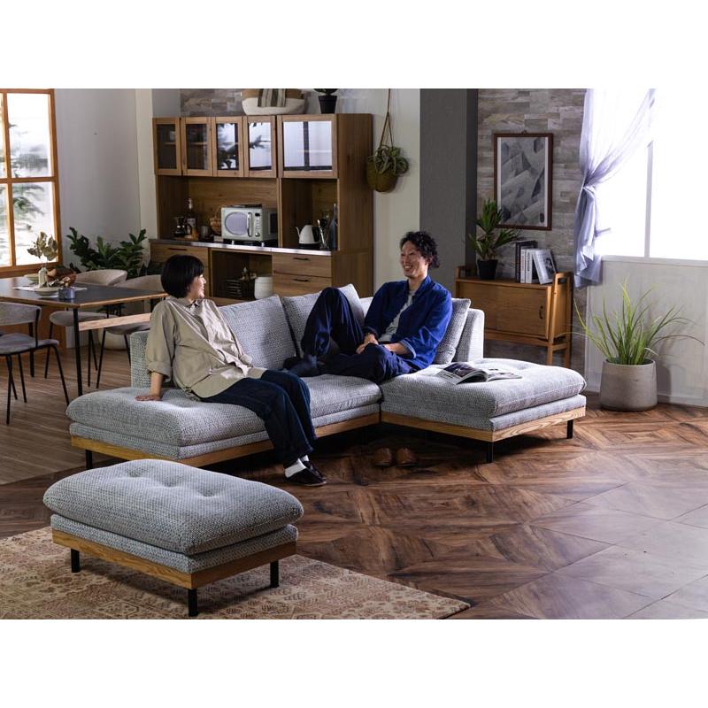 関家具 オットマン FUKKA フッカ ソファー ソファ 長方形 ファブリック