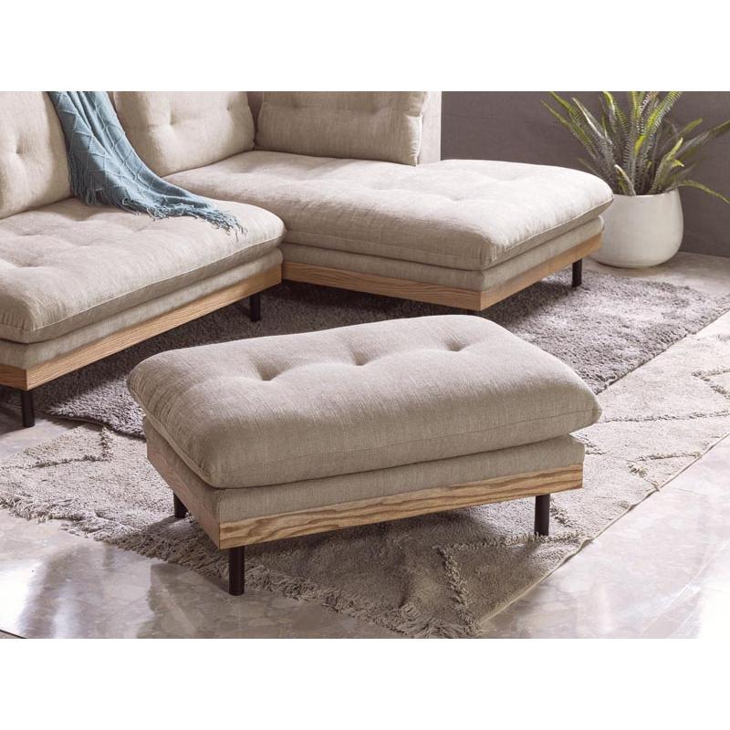 ファブリックソファー　オットマンのみ オットマンのみ】組合せ自由のオットマンスツール ファブリックソファ