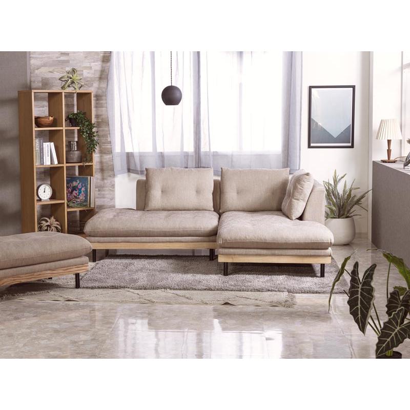 関家具 スモール カウチソファ ダブルシェーズソファ FUKKA フッカ 幅