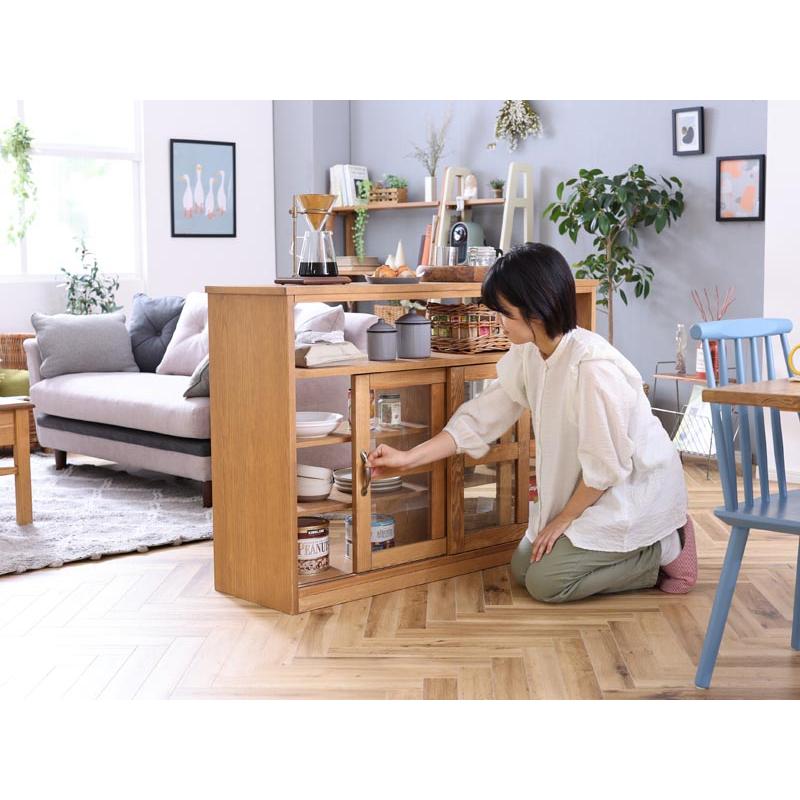 関家具 キャビネット リビング収納 haran ハラン ディスプレイ 食器