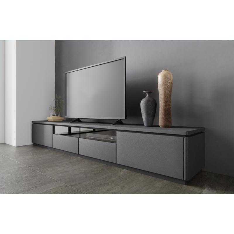 TVボード テレビボード 幅210cm 在庫あり ラルゴ セラミック柄 石目柄
