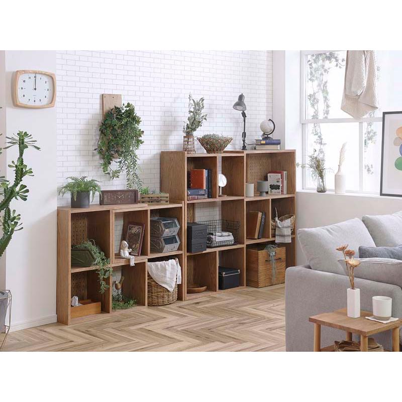 関家具 シェルフ 3step 3段シェルフ layer レイヤー 伸長式 90度回転
