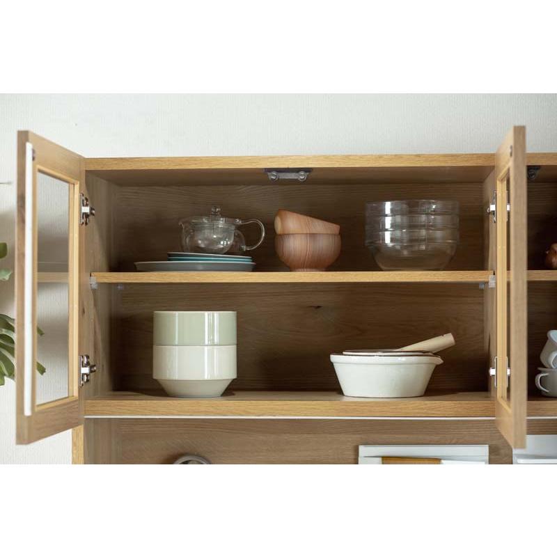 関家具 オープン ボード 幅140cm ステンレス天板 Lindt リンツ 2口