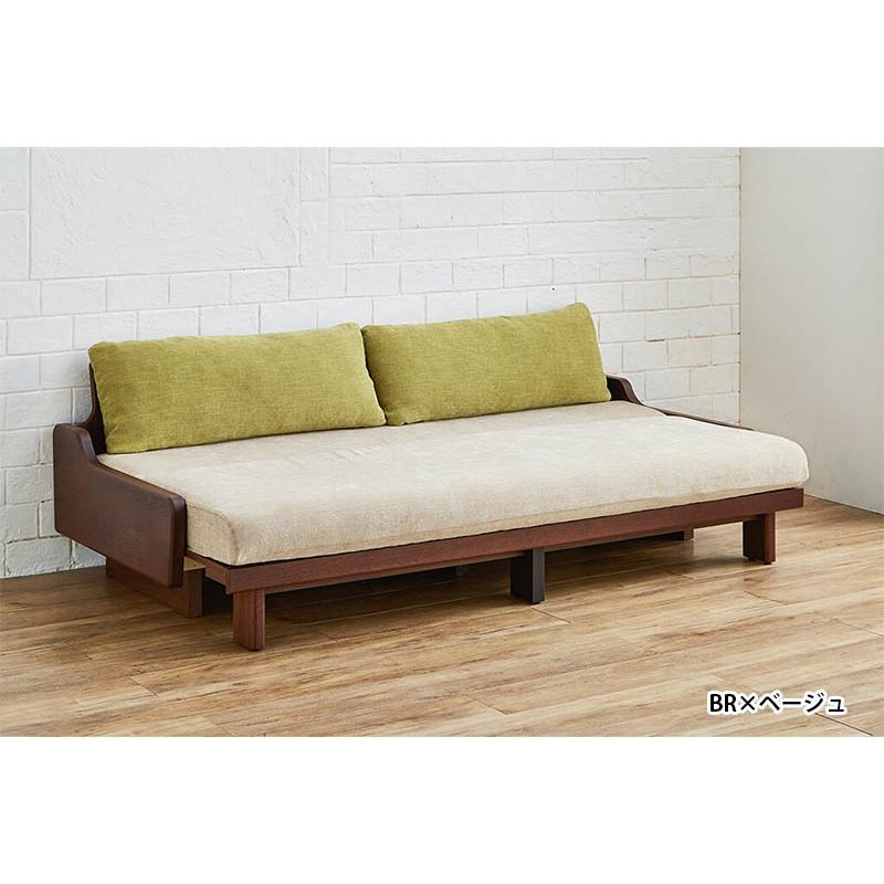 Meuble ソファベッド 幅200cm 国産 ごろ寝ソファ ソファー