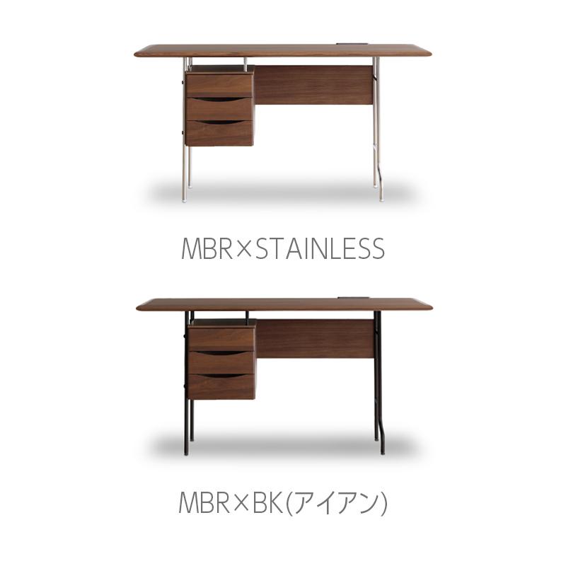 デスク 幅140cm 引出し 左右付け替え可能 コンセント2口 USBポート
