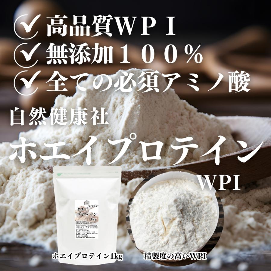 Whey Protein Isolate プレーン 無香料 無添加 1袋のみ 自然健康社 