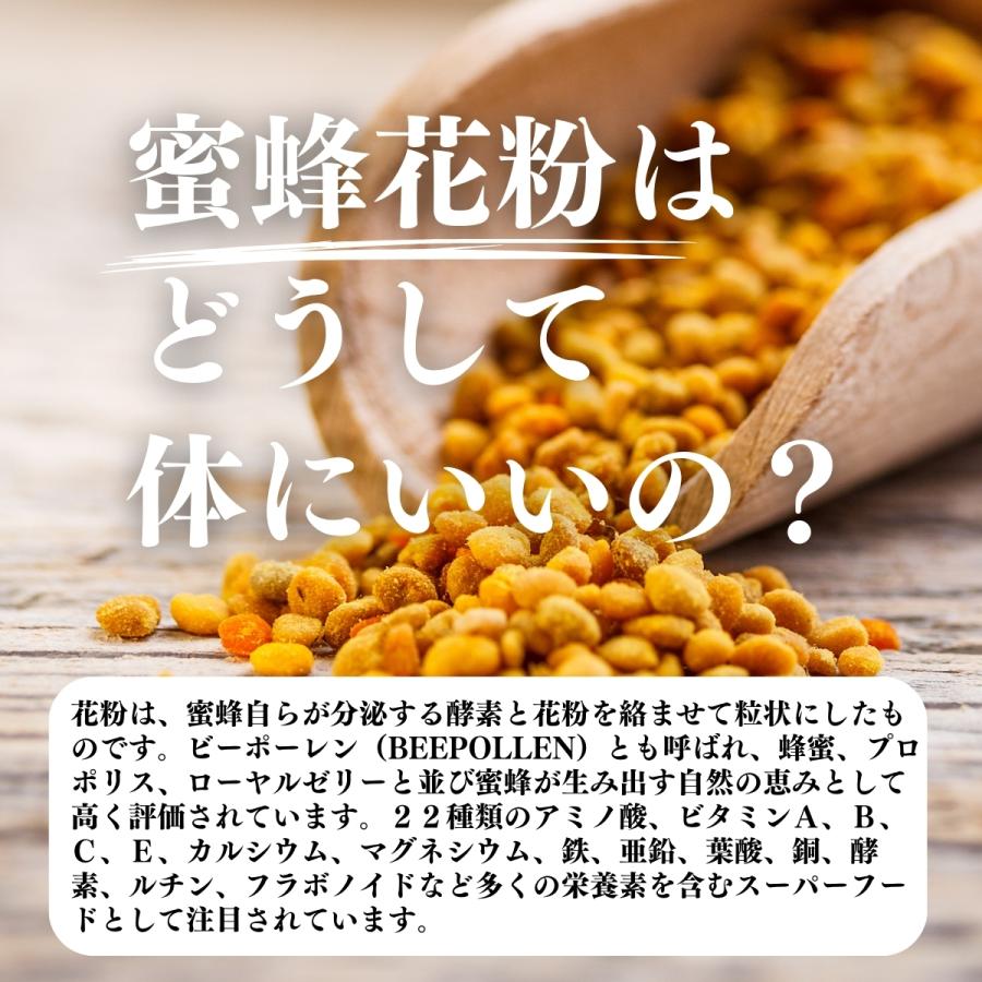 自然健康社 蜜蜂花粉 徳用 700g ビーポーレン スペイン産 無添加